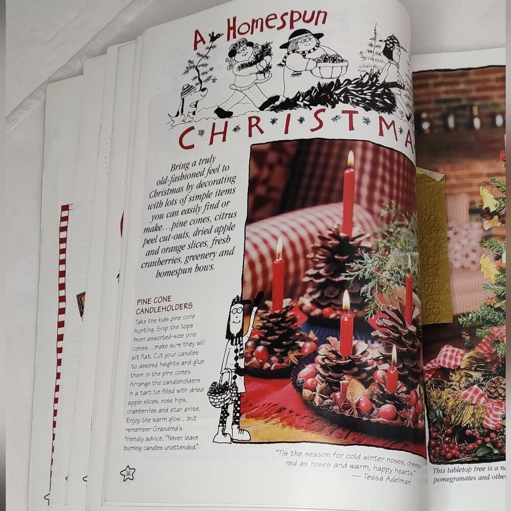 Vintage Christmas Gooseberry Patch Gifts Crafts and Holiday Recipes Book - Picture 10 of 12